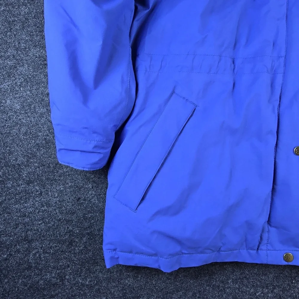 Vtg Eddie Bauer Mens Blue Ski Puffer Jacket Premium Goose Down Gore-Tex Size L